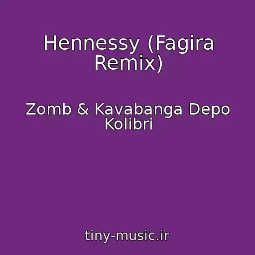 کاور آهنگ Hennessy (Fagira Remix) از Zomb & Kavabanga Depo Kolibri