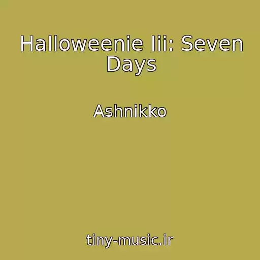کاور آهنگ Halloweenie Iii: Seven Days از Ashnikko