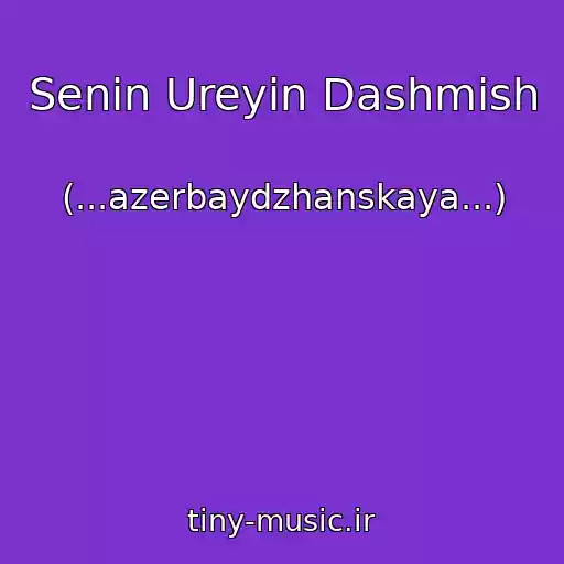 کاور آهنگ Senin Ureyin Dashmish از (...azerbaydzhanskaya...)