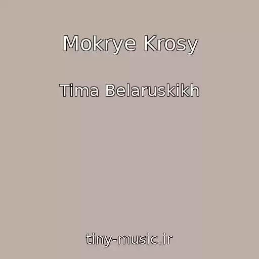 کاور آهنگ Mokrye Krosy از Tima Belaruskikh