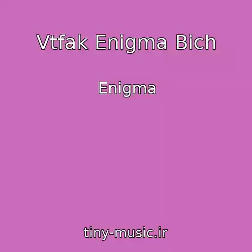 کاور آهنگ Vtfak Enigma Bich از Enigma