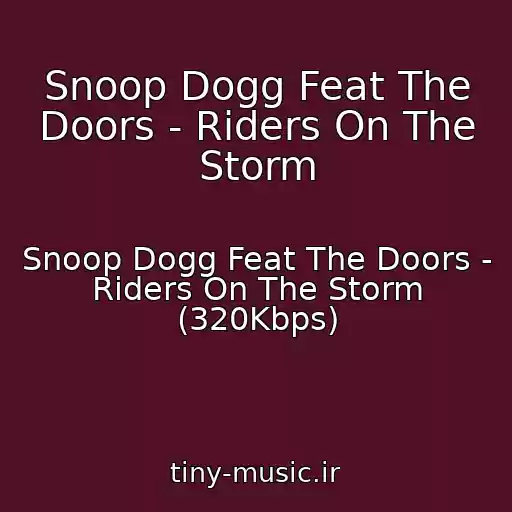 کاور آهنگ Snoop Dogg Feat The Doors - Riders On The Storm از Snoop Dogg Feat The Doors - Riders On The Storm (320Kbps)