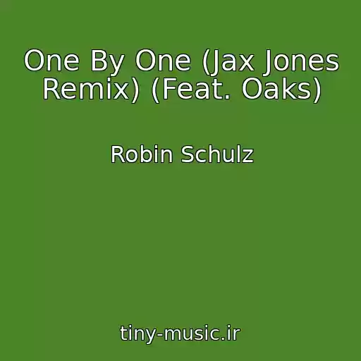 کاور آهنگ One By One (Jax Jones Remix) (Feat. Oaks) از Robin Schulz