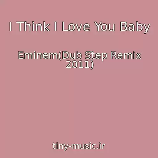 کاور آهنگ I Think I Love You Baby از Eminem(Dub Step Remix 2011)