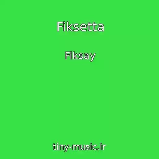 کاور آهنگ Fiksetta از Fiksay