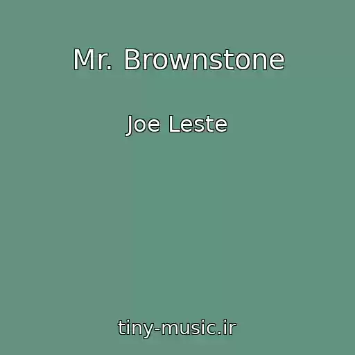 کاور آهنگ Mr. Brownstone از Joe Leste