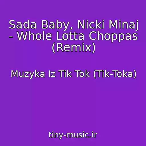 کاور آهنگ Sada Baby, Nicki Minaj - Whole Lotta Choppas (Remix) از Muzyka Iz Tik Tok (Tik-Toka)