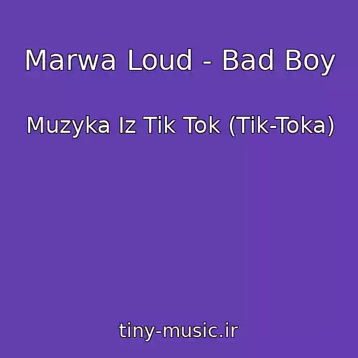 کاور آهنگ Marwa Loud - Bad Boy از Muzyka Iz Tik Tok (Tik-Toka)