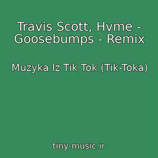 کاور آهنگ Travis Scott, Hvme - Goosebumps - Remix از Muzyka Iz Tik Tok (Tik-Toka)