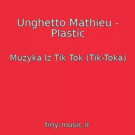 کاور آهنگ Unghetto Mathieu - Plastic از Muzyka Iz Tik Tok (Tik-Toka)
