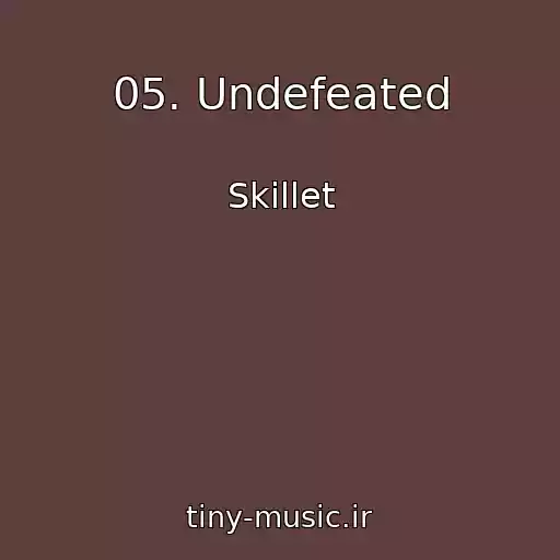 کاور آهنگ 05. Undefeated از Skillet