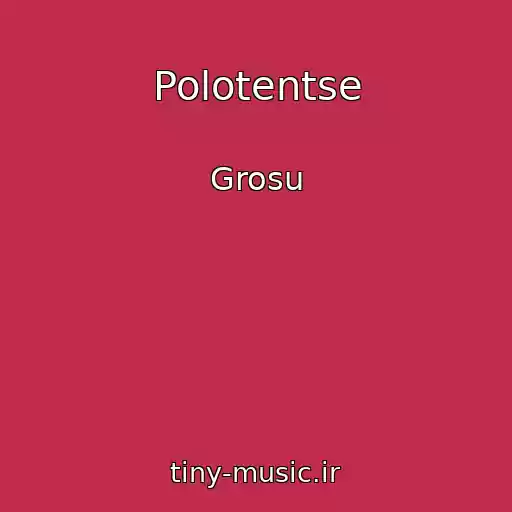 کاور آهنگ Polotentse از Grosu