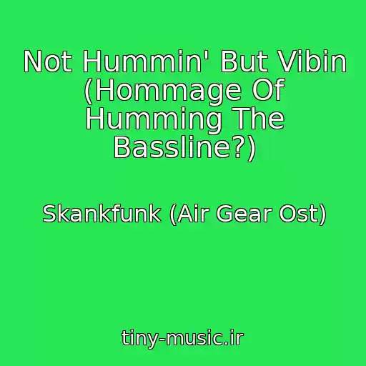 کاور آهنگ Not Hummin' But Vibin (Hommage Of Humming The Bassline?) از Skankfunk (Air Gear Ost)