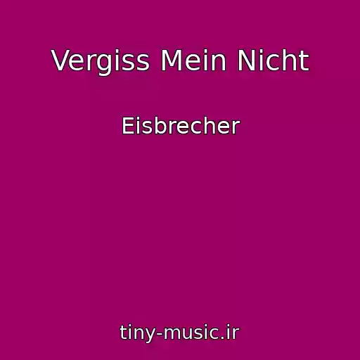 کاور آهنگ Vergiss Mein Nicht از Eisbrecher