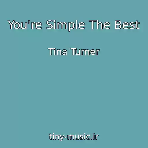 کاور آهنگ You're Simple The Best از Tina Turner