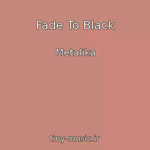 کاور آهنگ Fade To Black از Metalіka