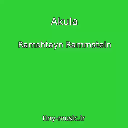کاور آهنگ Akula از Ramshtayn Rammstein