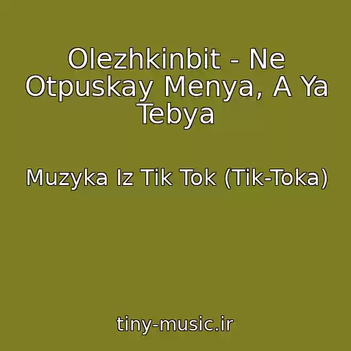 کاور آهنگ Olezhkinbit - Ne Otpuskay Menya, A Ya Tebya از Muzyka Iz Tik Tok (Tik-Toka)