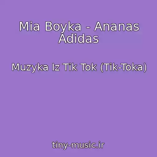 کاور آهنگ Mia Boyka - Ananas Adidas از Muzyka Iz Tik Tok (Tik-Toka)