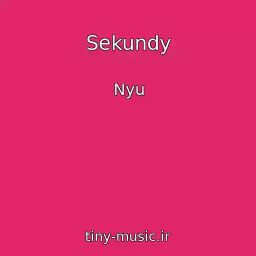 کاور آهنگ Sekundy از Nyu