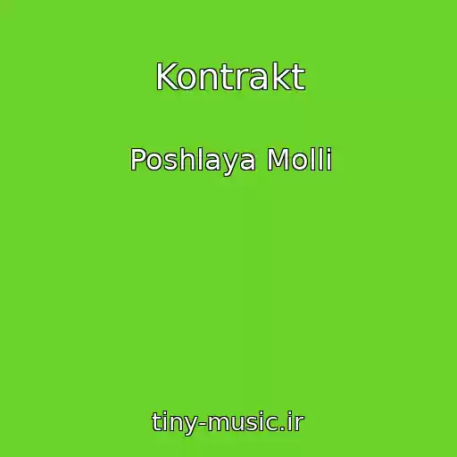 کاور آهنگ Kontrakt از Poshlaya Molli