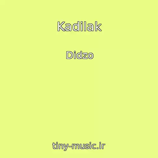 کاور آهنگ Kadіlak از Didzo