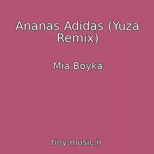 کاور آهنگ Ananas Adidas (Yuza Remix) از Mia Boyka