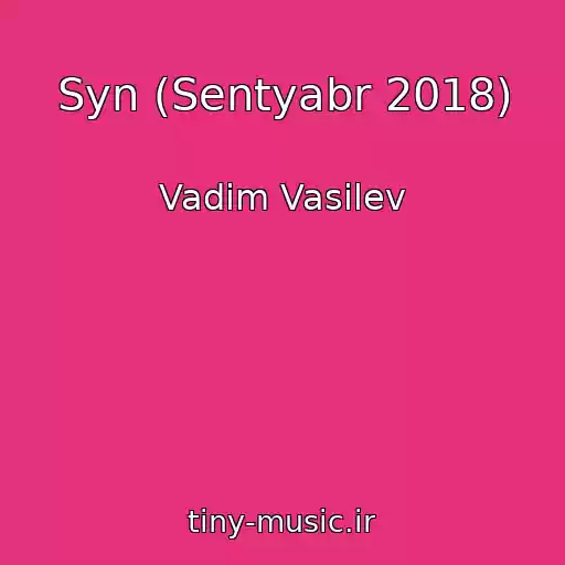 کاور آهنگ Syn (Sentyabr 2018) از Vadim Vasilev