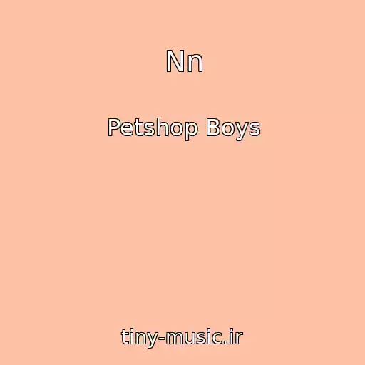 کاور آهنگ Nn از Petshop Boys