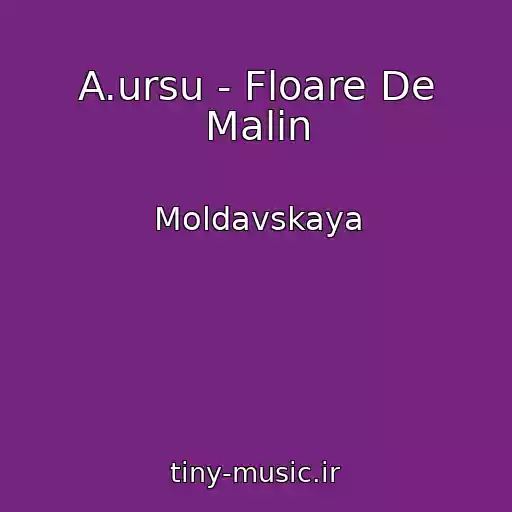 کاور آهنگ A.ursu - Floare De Malin از Moldavskaya
