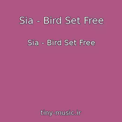کاور آهنگ Sia - Bird Set Free از Sia - Bird Set Free