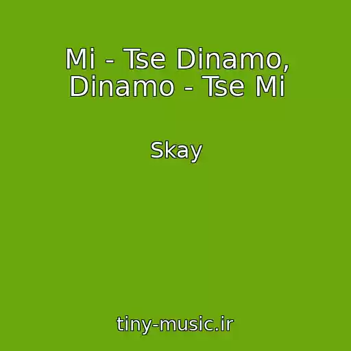کاور آهنگ Mi - Tse Dinamo, Dinamo - Tse Mi از Skay
