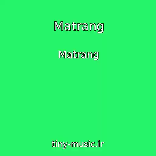 کاور آهنگ Matrang از Matrang