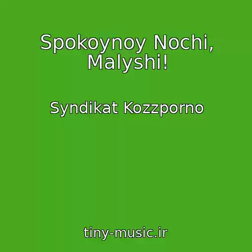کاور آهنگ Spokoynoy Nochi, Malyshi! از Syndikat Kozzporno