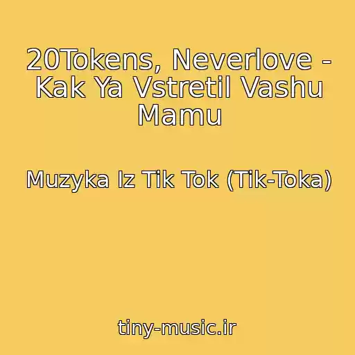 کاور آهنگ 20Tokens, Neverlove - Kak Ya Vstretil Vashu Mamu از Muzyka Iz Tik Tok (Tik-Toka)