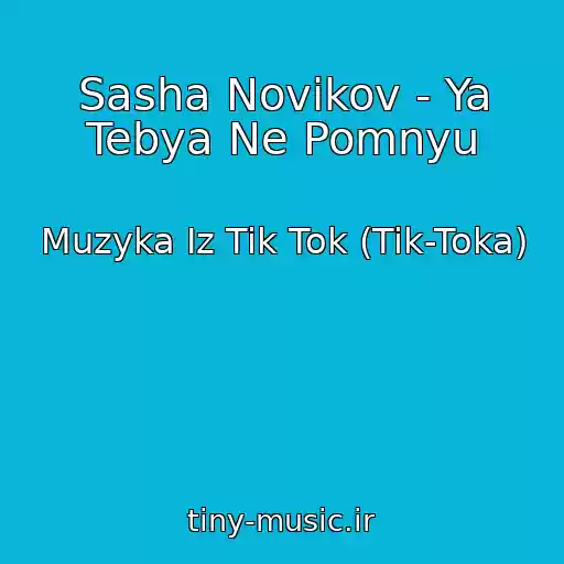 کاور آهنگ Sasha Novikov - Ya Tebya Ne Pomnyu از Muzyka Iz Tik Tok (Tik-Toka)