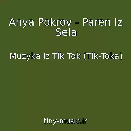 کاور آهنگ Anya Pokrov - Paren Iz Sela از Muzyka Iz Tik Tok (Tik-Toka)