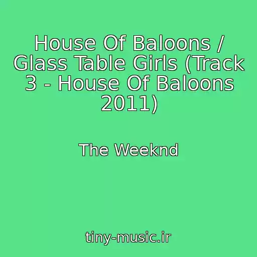 کاور آهنگ House Of Baloons / Glass Table Girls (Track 3 - House Of Baloons 2011) از The Weeknd