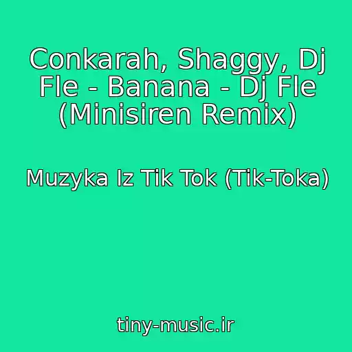 کاور آهنگ Conkarah, Shaggy, Dj Fle - Banana - Dj Fle (Minisiren Remix) از Muzyka Iz Tik Tok (Tik-Toka)
