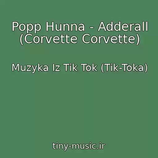کاور آهنگ Popp Hunna - Adderall (Corvette Corvette) از Muzyka Iz Tik Tok (Tik-Toka)