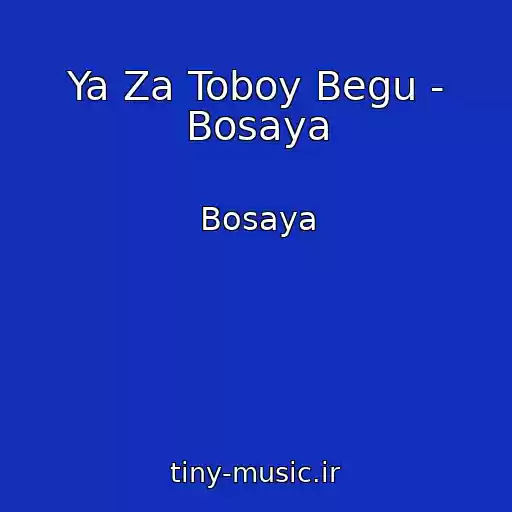 کاور آهنگ Ya Za Toboy Begu - Bosaya از Bosaya