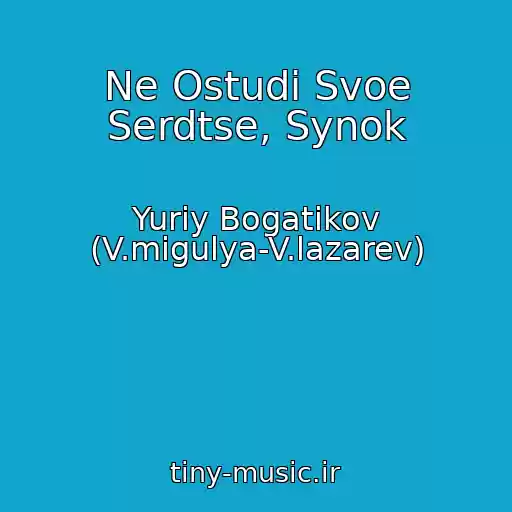 کاور آهنگ Ne Ostudi Svoe Serdtse, Synok از Yuriy Bogatikov (V.migulya-V.lazarev)