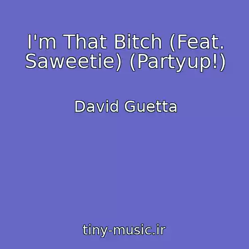 کاور آهنگ I'm That Bitch (Feat. Saweetie) (Partyup!) از David Guetta
