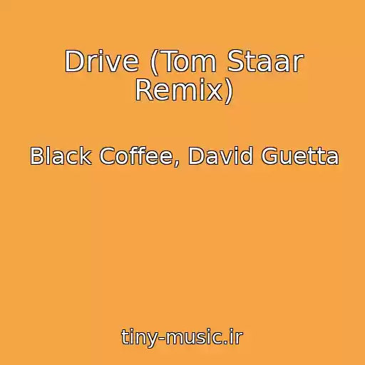 کاور آهنگ Drive (Tom Staar Remix) از Black Coffee, David Guetta