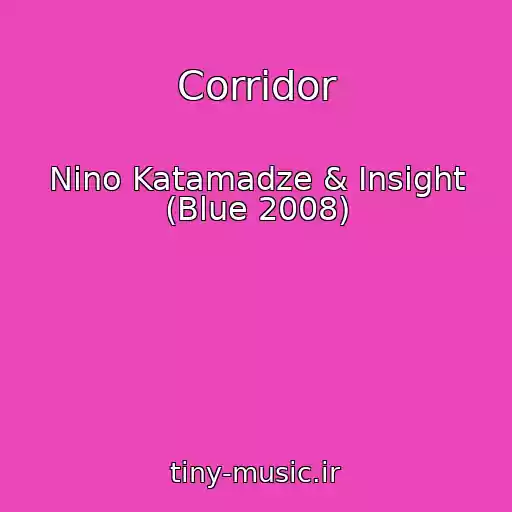 کاور آهنگ Corridor از Nino Katamadze & Insight (Blue 2008)
