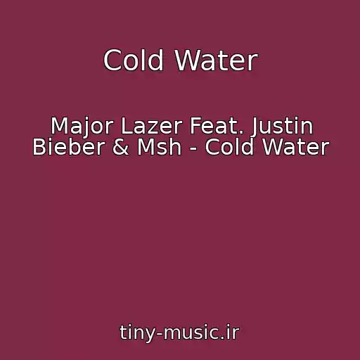 کاور آهنگ Cold Water از Major Lazer Feat. Justin Bieber & Msh - Cold Water