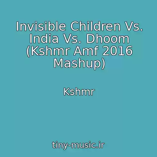 کاور آهنگ Invisible Children Vs. India Vs. Dhoom (Kshmr Amf 2016 Mashup) از Kshmr