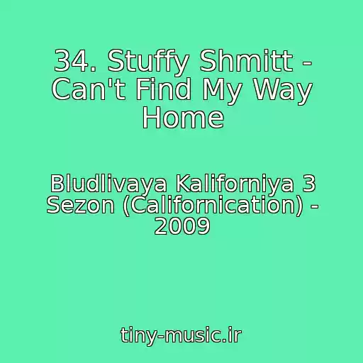 کاور آهنگ 34. Stuffy Shmitt - Can't Find My Way Home از Bludlivaya Kaliforniya 3 Sezon (Californication) - 2009