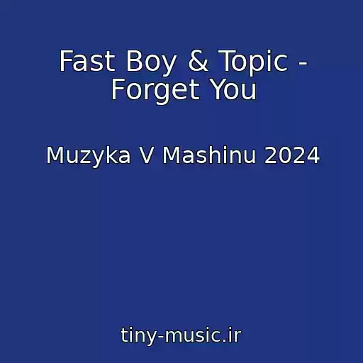 کاور آهنگ Fast Boy & Topic - Forget You از Muzyka V Mashinu 2024