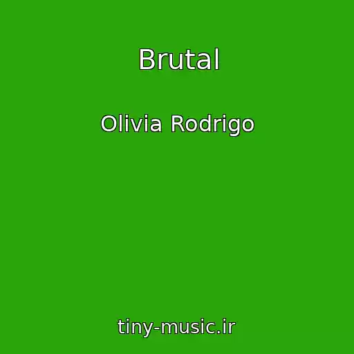 کاور آهنگ Brutal از Olivia Rodrigo